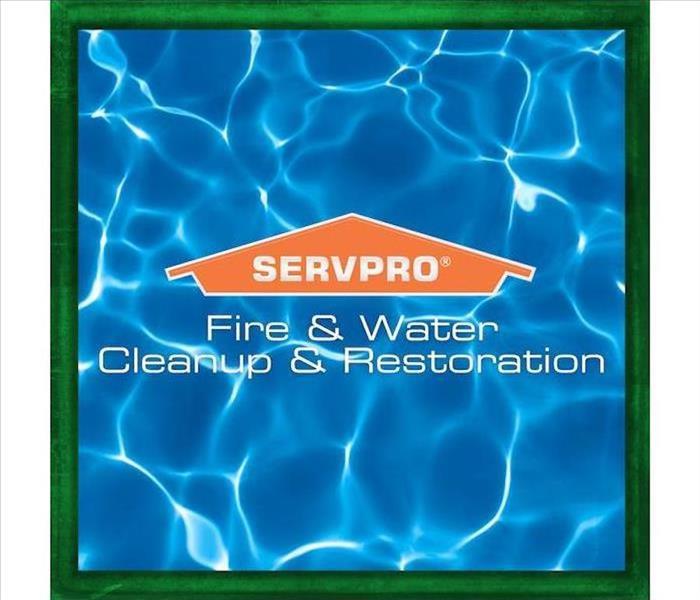 Servpro water sign